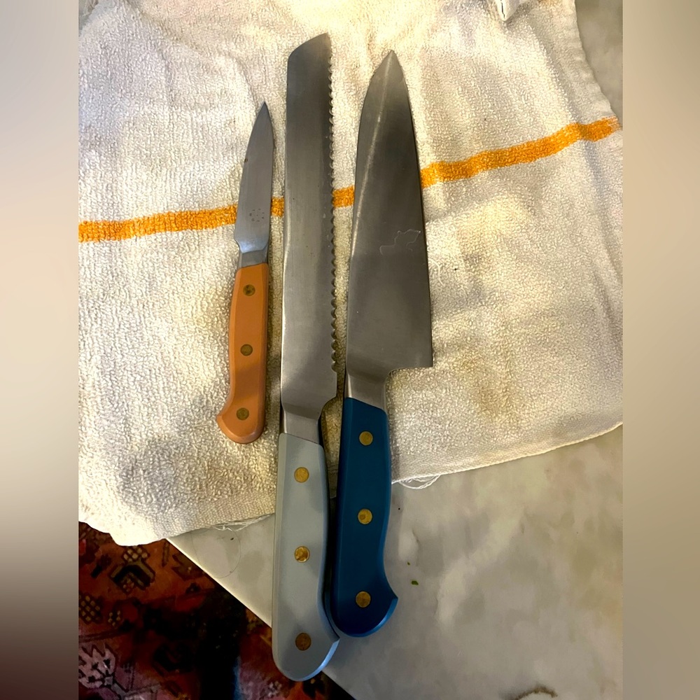 Trio of Material Knives